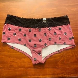 Torrid Mauve Cotton Boyshort Panty NWT
